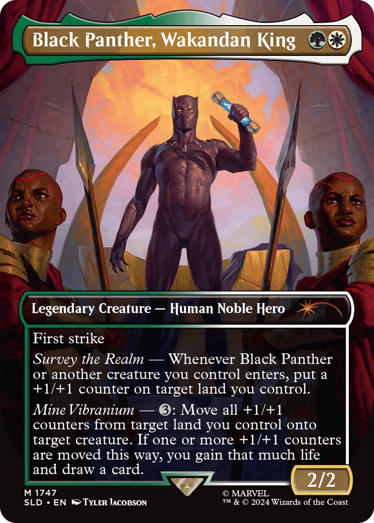 Black Panther, Wakandan King (English, SLD #1747, non-foil)