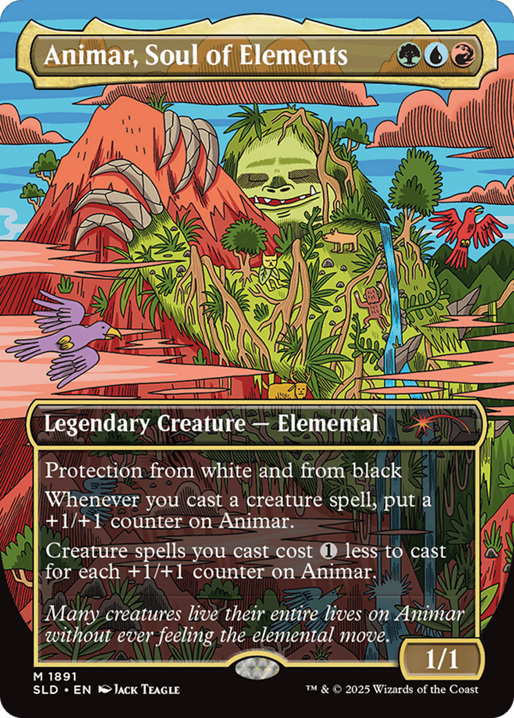 Animar, Soul of Elements (English, SLD #1891, foil)