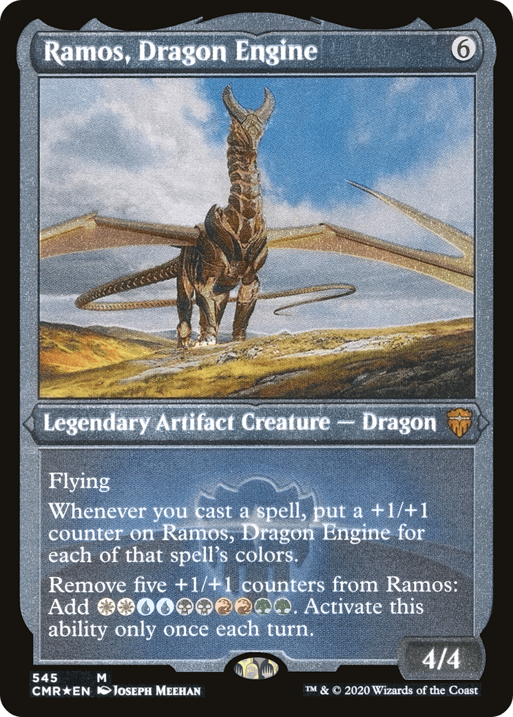 Ramos, Dragon Engine (English, CMR #545, etched foil)